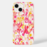 Abstract Marbled Pattern Pink