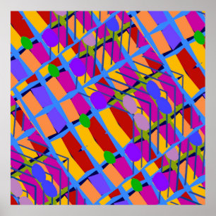 Abstract Matisse Style Shapes, Poster