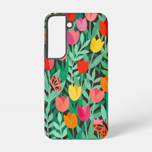 Abstract Matisse Tulips Butterflies Samsung Cases