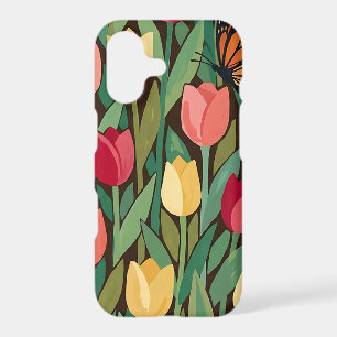 Abstract Matisse Tulips Butterfly iPhone Cases