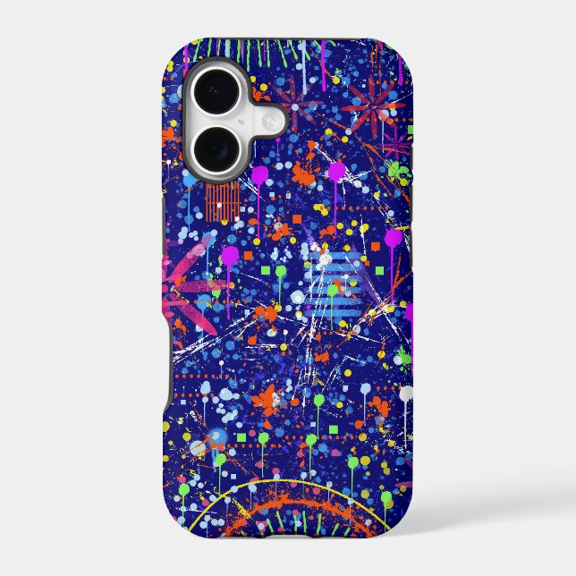 Abstract Maximalism: Ferris Wheel at Night (Back)