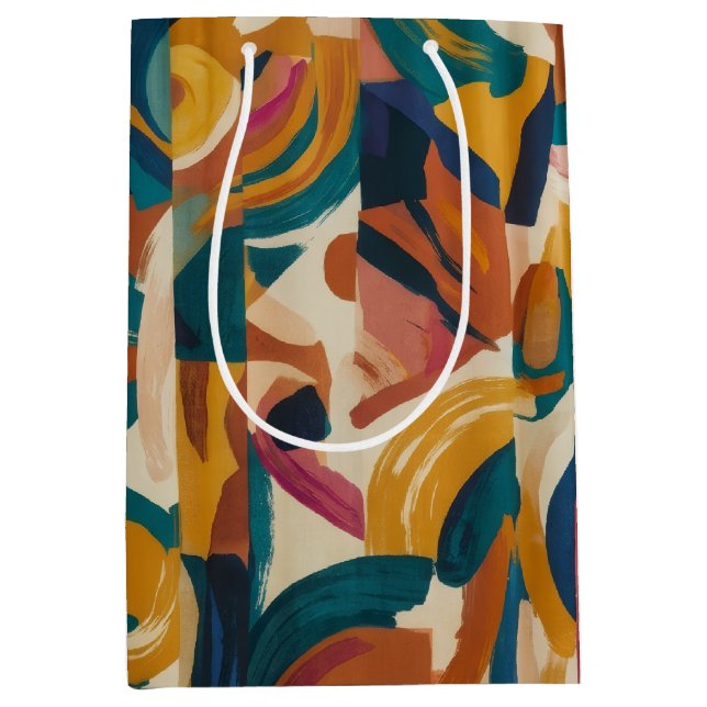Abstract Medium Gift Bag (Front)