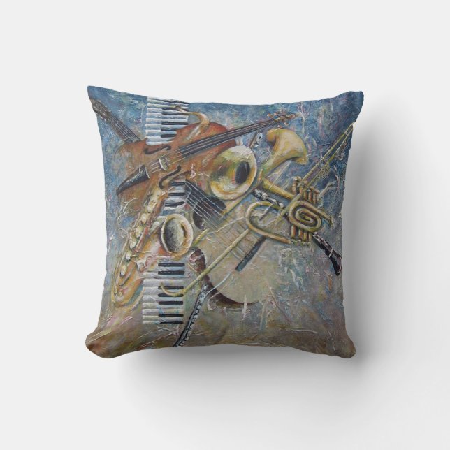 Abstract Melody pillow (Front)