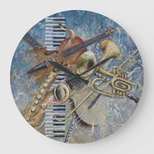 Abstract Melodyclock Large Clock