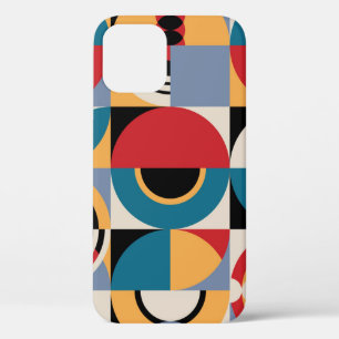 Abstract Memphis: Geometric Vintage Style. iPhone 12 Case