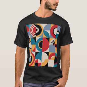 Abstract Memphis: Geometric Vintage Style. T-Shirt