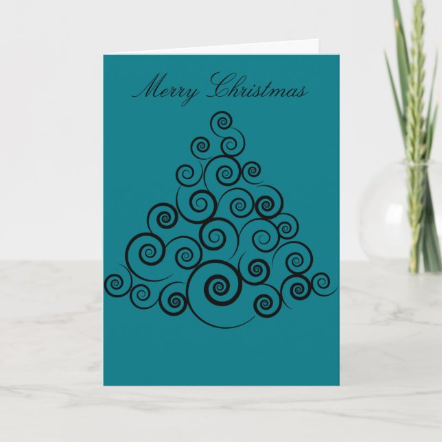 Abstract Merry Christmas Card (envelopes included) (Front)