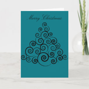 Abstract Merry Christmas Card (envelopes included)