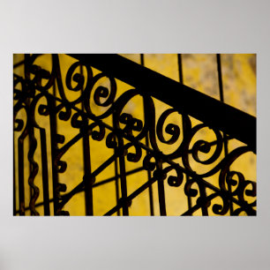 Abstract Metalwork Poster