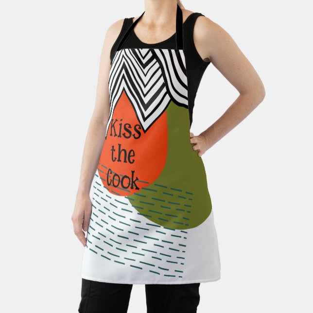Abstract Mid-Century Modern  Apron (Insitu)