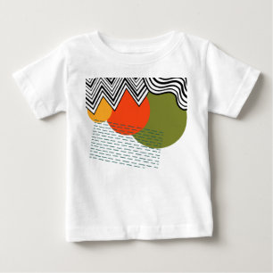 Abstract Mid-Century Modern  Baby T-Shirt