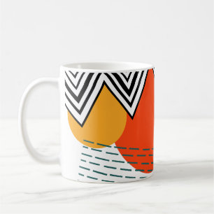 Abstract Mid-Century Modern Coffee Mug