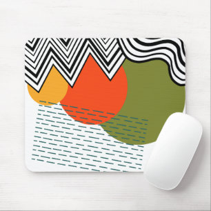 Abstract Mid-Century Modern  Mouse Mat