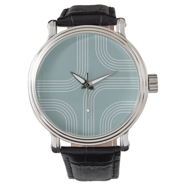 Abstract Mid Century style line art  Watch (Front)