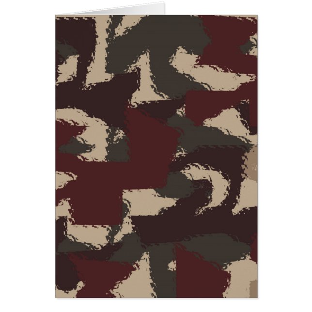 Abstract Military Camouflage Pattern (Front)