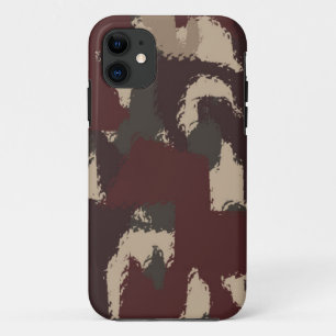 Abstract Military Camouflage Pattern iPhone 11 Case