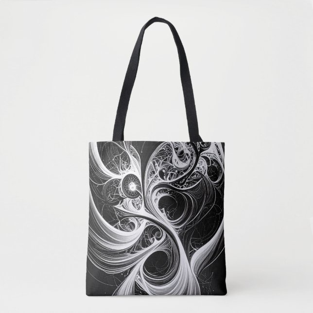 Abstract Mind Network Swirl Tote (Front)