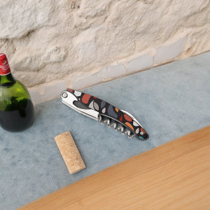 Abstract Minimal Geometric Shape Corkscrew