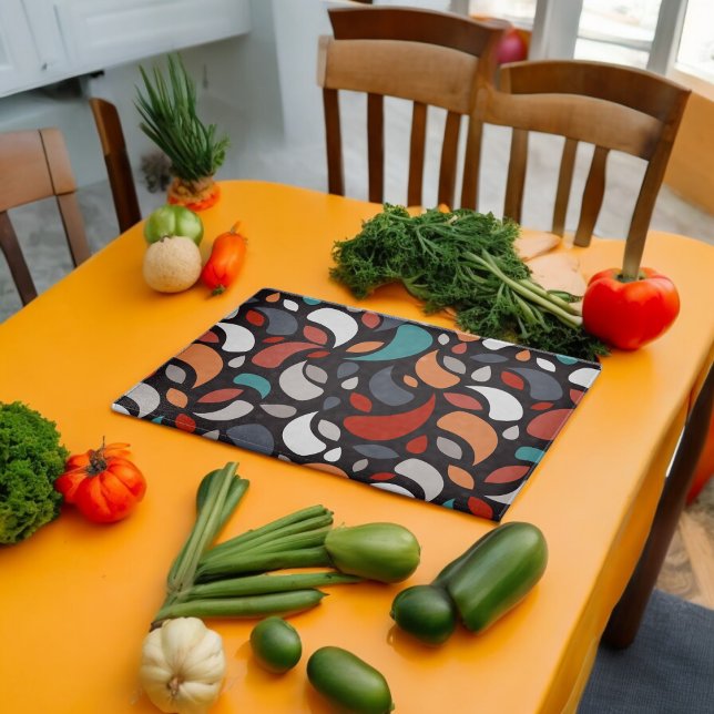 Abstract Minimal Geometric Shape Cutting Board (Chopping Board)