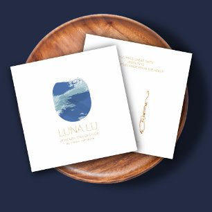 Abstract Minimalist Earring Jewellery Display Card