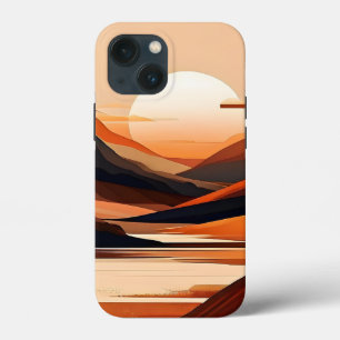 Abstract Minimalist Landscape iPhone 13 Mini Case