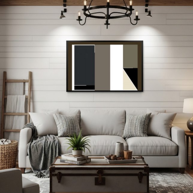 Abstract Minimalist Modern Bauhaus Poster (Creator Uploaded)