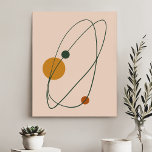 Abstract Minimalist Orbit Circles And Lines Modern Faux Canvas Print<br><div class="desc">Transform your space with this modern and minimalist canvas print. Featuring a captivating design of intersecting circles and lines, this artwork evokes a sense of movement and celestial wonder. The neutral colour palette and simple yet intriguing composition make it a versatile and stylish addition to any home or office décor....</div>