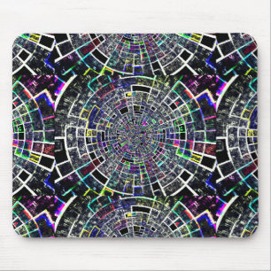 Abstract mirror glass pattern  mouse mat