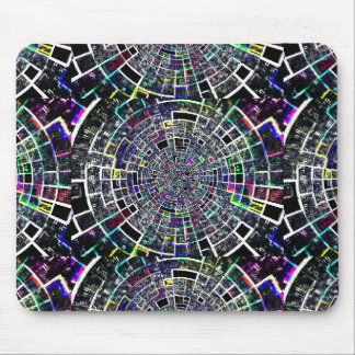 Abstract mirror glass pattern mouse mat