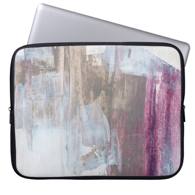 Abstract mixed media image. Hand painted backgroun Laptop Sleeve (Front)
