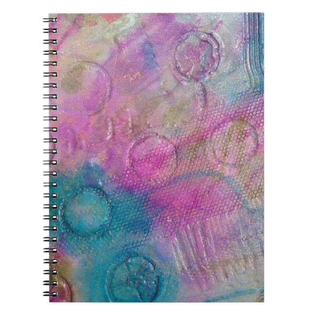 Abstract Mixed Media Notebook (Front)