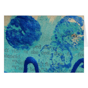 Abstract Mixed Media Painting