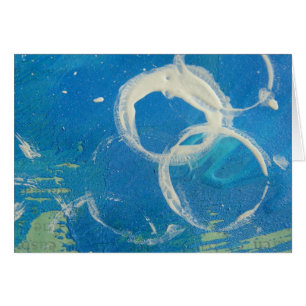 Abstract Mixed Media Painting
