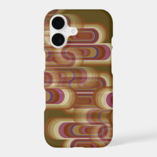 Abstract Mod Purple Retro Glow Pods Phone Case