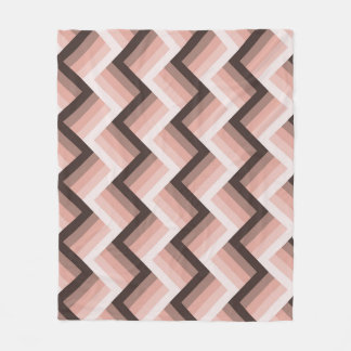 Abstract Modern 3D Stripe Seamless Fleece Blanket