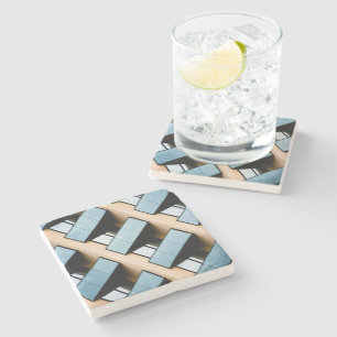 Abstract Modern Architecture Stone Coaster
