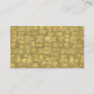 Abstract Modern Art Business Cards Gold Burgundy
