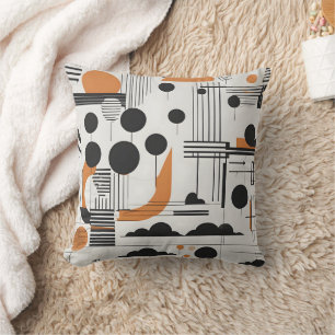 Abstract modern art cushion