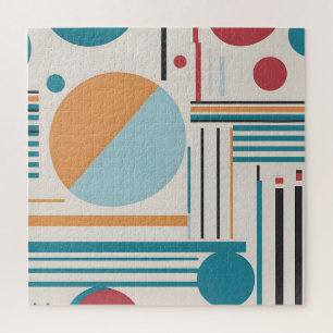 Abstract modern art jigsaw puzzle