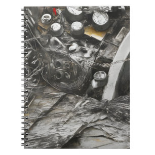 Abstract modern art pattern notebook