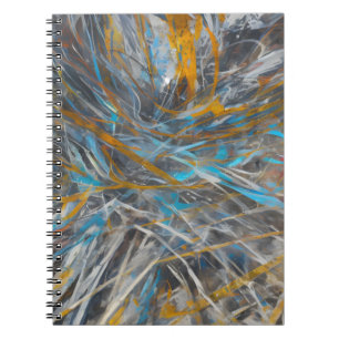 Abstract modern art pattern notebook