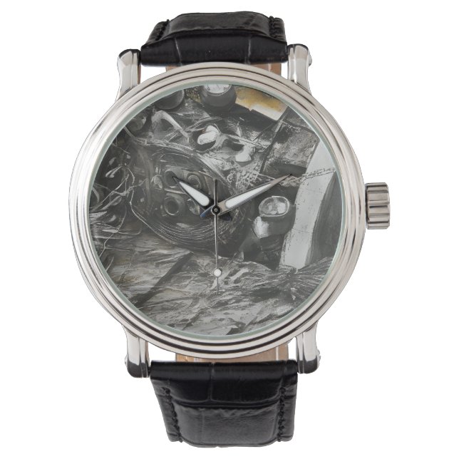 Abstract modern art pattern watch (Front)
