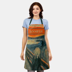 Abstract Modern Art Scream Apron