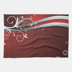 Abstract Modern Art Tea Towel