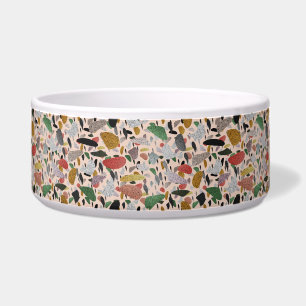 Abstract Modern Artistic Terrazzo Style Pattern