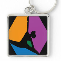 Abstract Modern Black Dancer