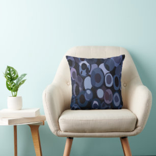 Abstract Modern Blueberry  Cushion