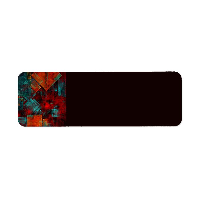 Abstract Modern Colourful Cool Artistic Pattern (Front)