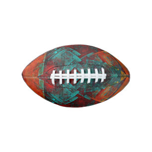 Abstract Modern Colourful Cool Artistic Pattern American Football