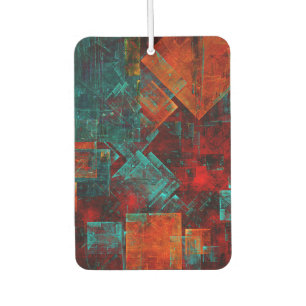 Abstract Modern Colourful Cool Artistic Pattern Car Air Freshener